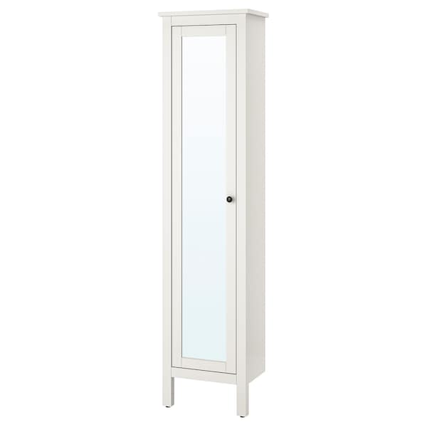 IKEA HEMNES high cabinet with mirror door, 19 1/4x12 1/4x78 3/4 in White, Ikea Ireland | 2794WVTZM