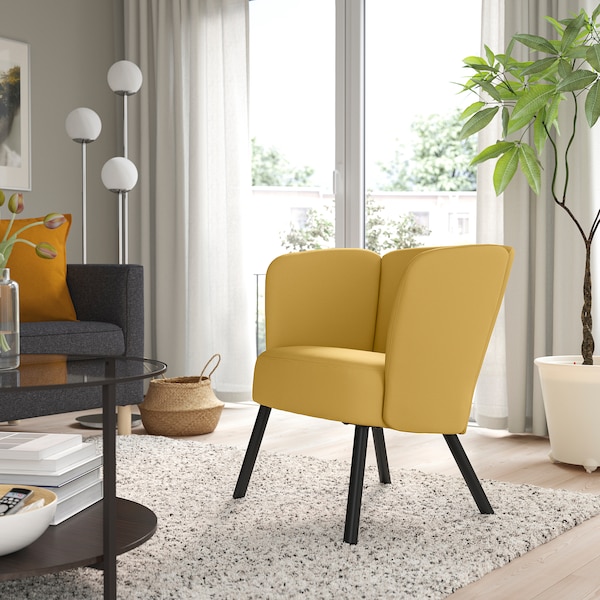 IKEA HERRÅKRA armchair Diseröd Dark Yellow, Ikea Ireland | 6042OCLFW