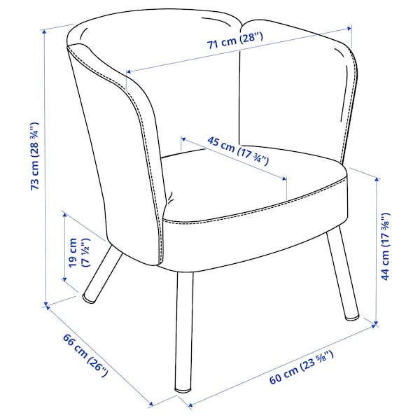 IKEA HERRÅKRA armchair Diseröd Dark Yellow, Ikea Ireland | 6042OCLFW