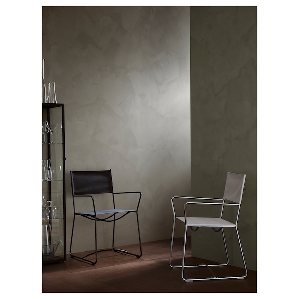 IKEA HÖGALT chair Silver Color / Älvsborg Beige, Ikea Ireland | 5918CDPOQ