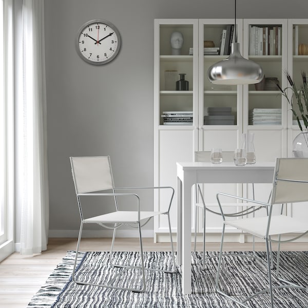 IKEA HÖGALT chair Silver Color / Älvsborg Beige, Ikea Ireland | 5918CDPOQ