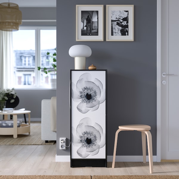 IKEA HÖGBO glass door, 15 3/4x38 1/4 in Black, Ikea Ireland | 2986TYXSW