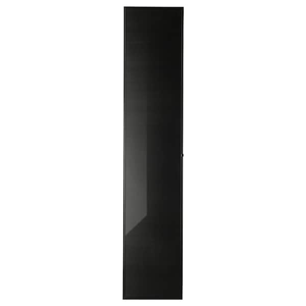 IKEA HÖGBO glass door, 15 3/4x75 5/8 in Black, Ikea Ireland | 5189YDENZ