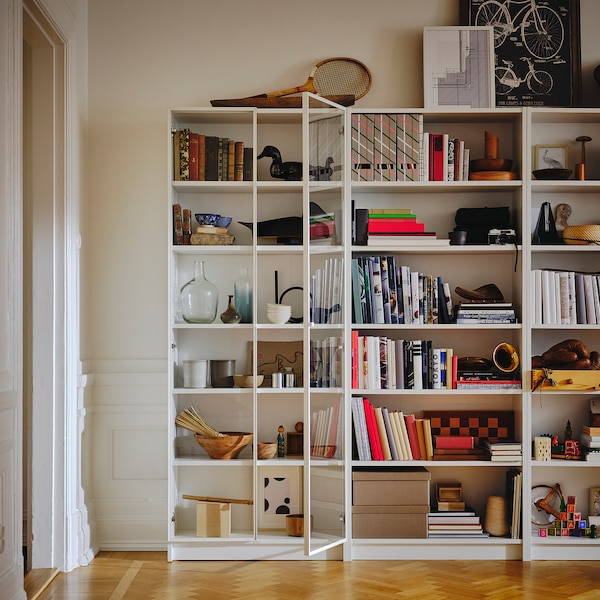 IKEA HÖGBO glass door, 15 3/4x75 5/8 in White, Ikea Ireland | 0348UGFPQ