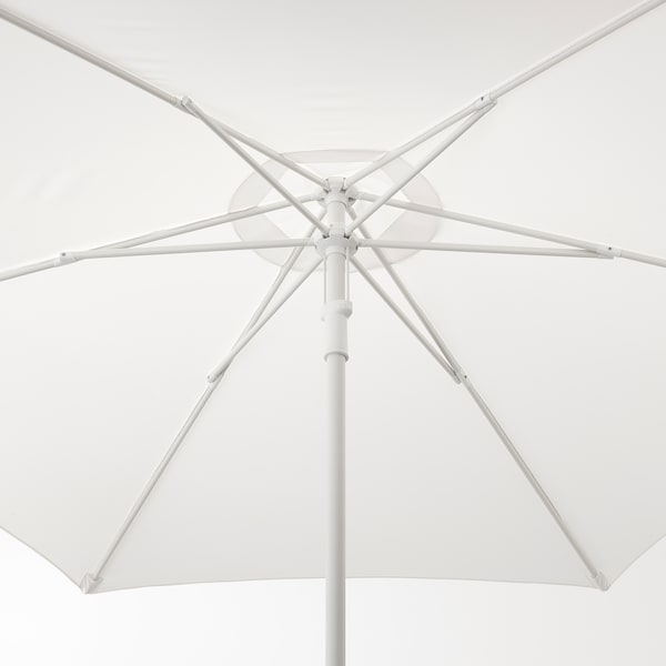 IKEA HÖGÖN Umbrella, 106 1/4 in White, Ikea Ireland | 6503ZHIAD