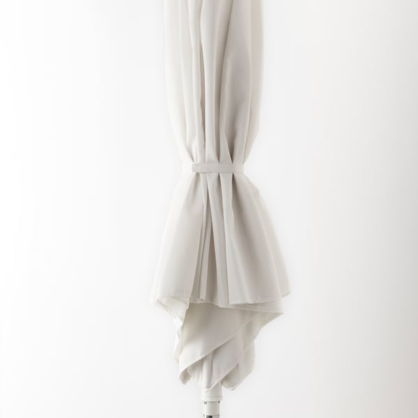 IKEA HÖGÖN umbrella with base, 106 1/4 in White / Huvön Dark Gray, Ikea Ireland | 7960WNGCS