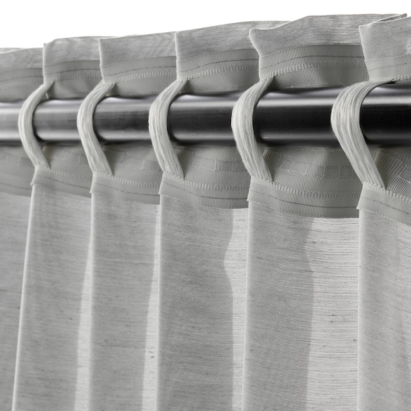 IKEA HILJA Curtains, 1 pair, gray, 57x98 ½ in, Ikea Ireland | 6275ULRSY