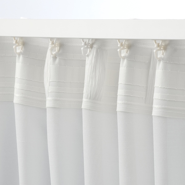 IKEA HILJA Curtains, 1 pair, white, 57x98 in, Ikea Ireland | 0342GLZRY