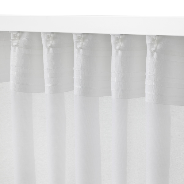 IKEA HILJA curtains, 1 pair, white, 57x84 in, Ikea Ireland | 1785LRQAT