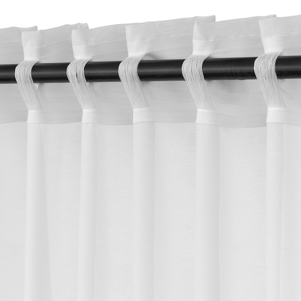 IKEA HILJA curtains, 1 pair, white, 57x84 in, Ikea Ireland | 1785LRQAT
