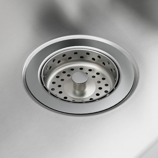 IKEA HILLESJÖN sink, stainless steel, 22x18 1/8 in, Ikea Ireland | 4091XGOEQ