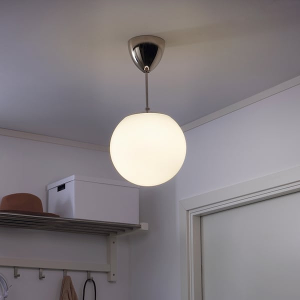 IKEA HÖLJES Pendant lamp, white, Ikea Ireland | 7306HEZPX