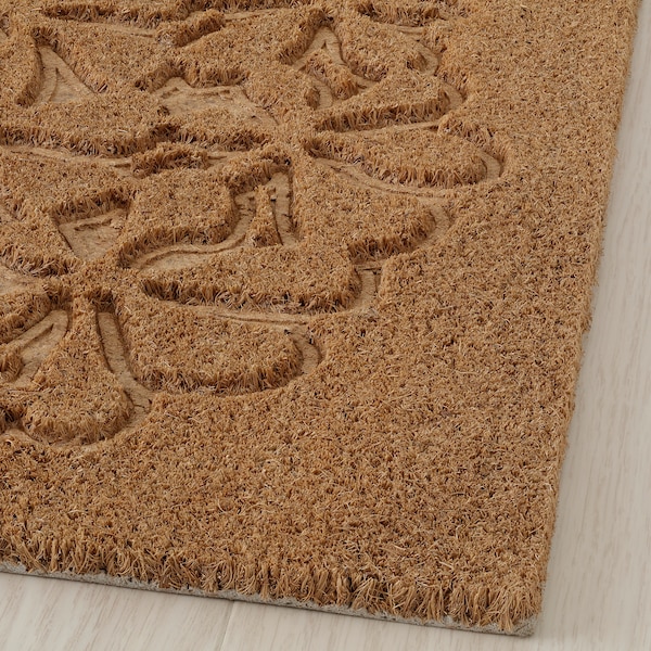 IKEA HÄNGBRO door mat, 2'0 inx2'11 in Flower Natural / Beige, Ikea Ireland | 6312TKRZG