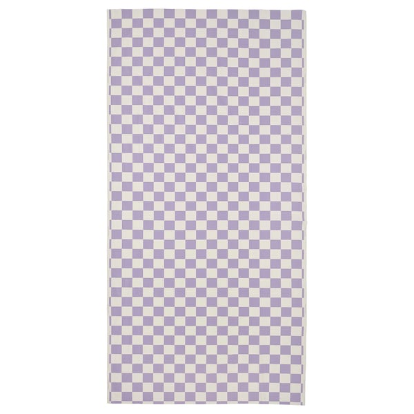 IKEA HÄNGPELARGON pre-cut fabric, white/lilac, 59x118 in, Ikea Ireland | 0754RLHNG