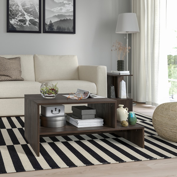 IKEA HOLMERUD coffee table, 35 3/8x21 5/8 in Dark Brown, Ikea Ireland | 5492UQFND
