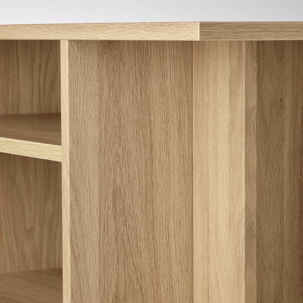 IKEA HOLMERUD side table, 31 1/2x12 1/4 in Oak Effect, Ikea Ireland | 4513QMLJT