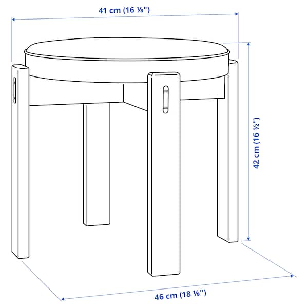 IKEA HOLMSJÖ stool, beech/Jonsbyn black, Ikea Ireland | 7215ZEQFV