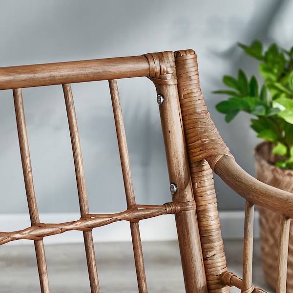 IKEA HOLMSTA armchair, handmade beige, Ikea Ireland | 5391KADBG