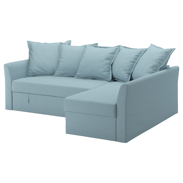 IKEA HOLMSUND cover for sleeper sectional, 3 seat Orrsta Light Blue, Ikea Ireland | 5749JTAXP