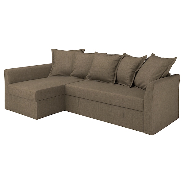 IKEA HOLMSUND cover for sleeper sectional, 3 seat Kilanda Gray / Brown, Ikea Ireland | 2409AWSXO