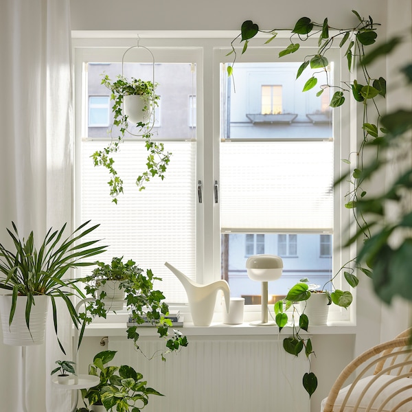 IKEA HORNVALLMO pleated shade, white/top-down bottom-up, 34x51 ¼ in, Ikea Ireland | 4176WZGAJ