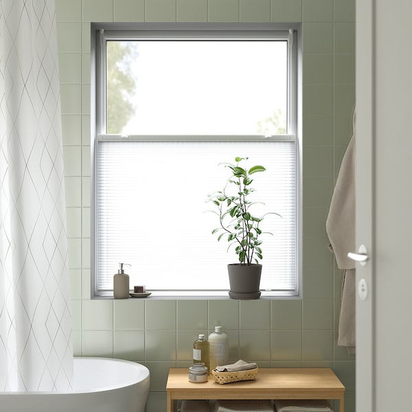 IKEA HORNVALLMO pleated shade, white/top-down bottom-up, 34x51 ¼ in, Ikea Ireland | 4176WZGAJ