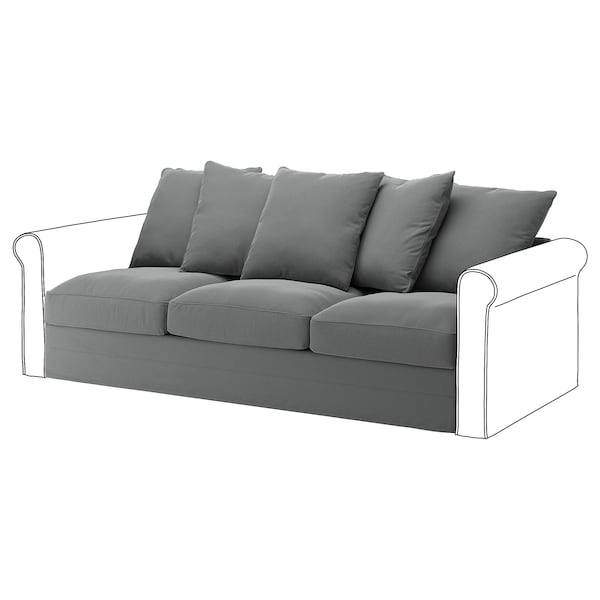 IKEA HÄRLANDA Cover for sofa section Ljungen Medium Gray, Ikea Ireland | 0327KYARJ