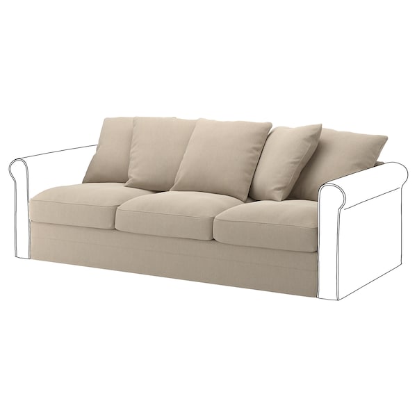 IKEA HÄRLANDA Cover for sofa section Sporda Natural, Ikea Ireland | 9680FWJAS
