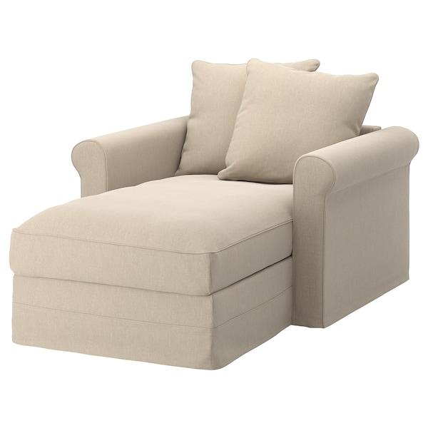 IKEA HÄRLANDA chaise cover Sporda Natural, Ikea Ireland | 7102UGPDN