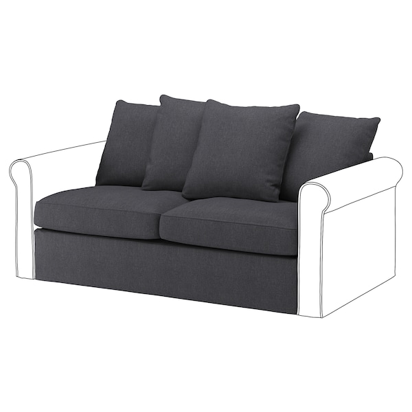 IKEA HÄRLANDA cover for loveseat sleeper section Sporda Dark Gray, Ikea Ireland | 0817NGIQL
