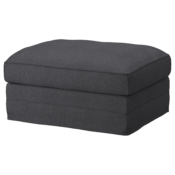 IKEA HÄRLANDA cover for ottoman with storage Sporda Dark Gray, Ikea Ireland | 9604YJVIW