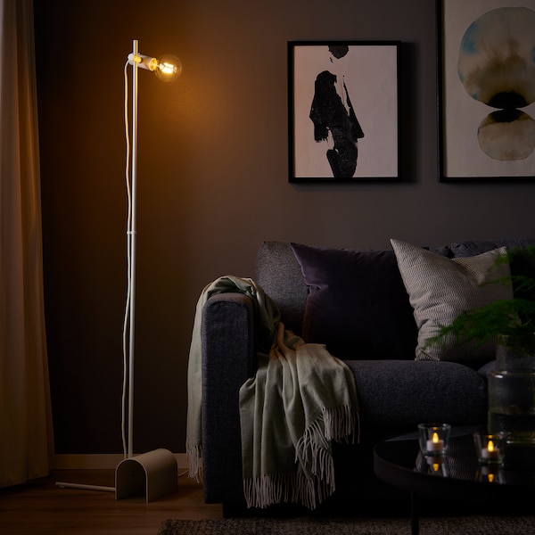 IKEA HÅRSLINGA floor lamp White, Ikea Ireland | 8172OADHI