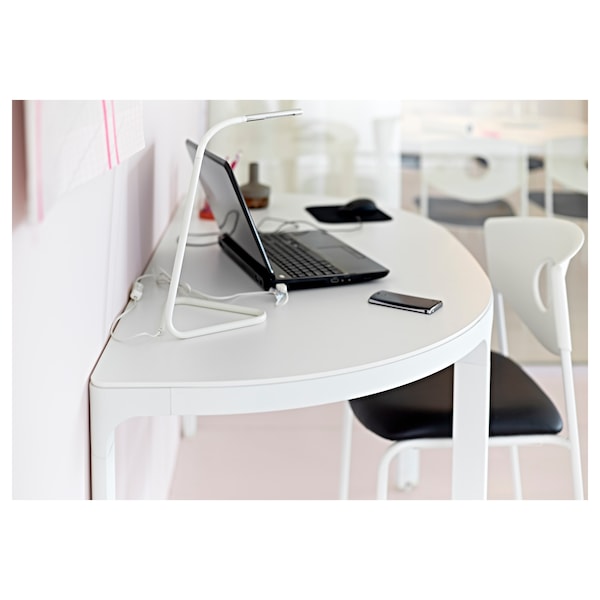 IKEA HÅRTE LED work lamp White / Silver Color, Ikea Ireland | 1407RNWPD