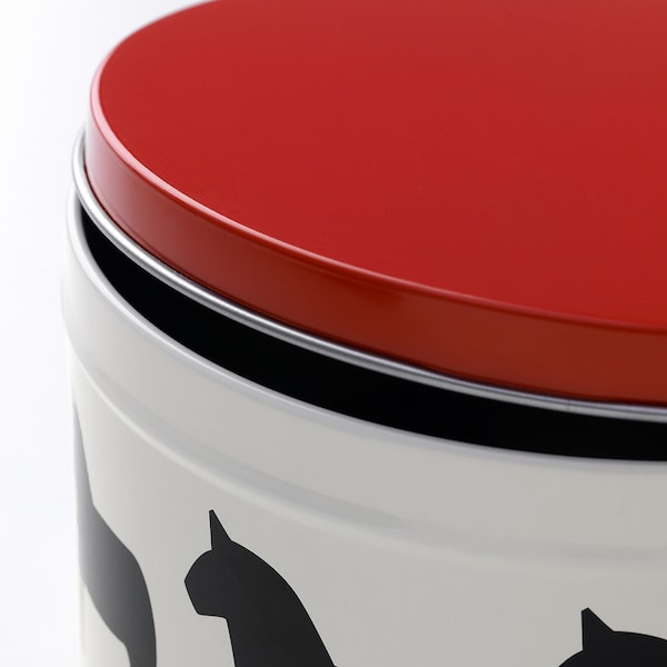 IKEA HÄSTHAGE tin with lid, set of 3, multicolor, Ikea Ireland | 0896TNSLP