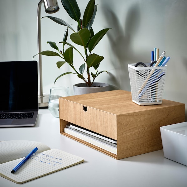 IKEA HÄSTVISKARE mini chest of drawers, oak effect, 12 ½x9 ½ in, Ikea Ireland | 5178NXZUO