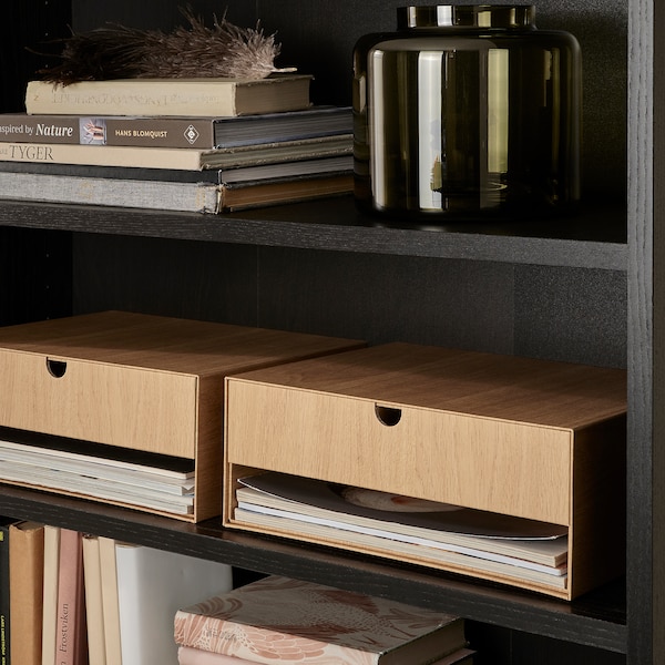 IKEA HÄSTVISKARE mini chest of drawers, oak effect, 12 ½x9 ½ in, Ikea Ireland | 5178NXZUO