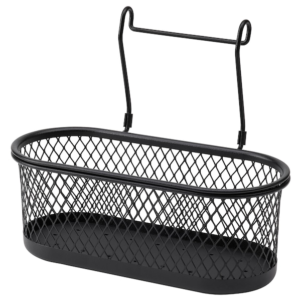 IKEA HULTARP container, black/mesh, 12 1/4x6 1/4 in, Ikea Ireland | 5094RUTDK