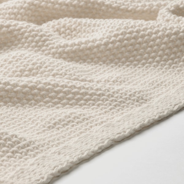 IKEA HUMLEMOTT throw, 51x67 in Off White, Ikea Ireland | 7160XEKAO