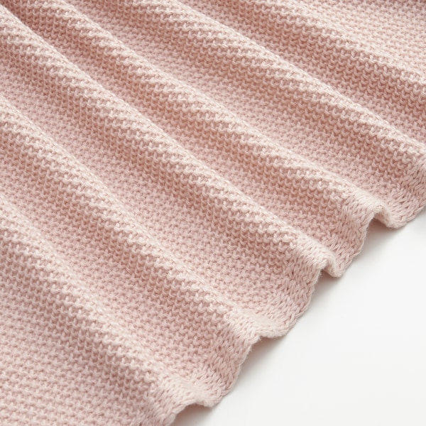 IKEA HUMLEMOTT throw, 51x67 in Pale Pink, Ikea Ireland | 3816WNADT