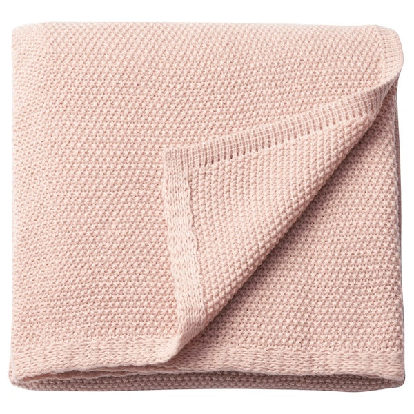 IKEA HUMLEMOTT throw, 51x67 in Pale Pink, Ikea Ireland | 3816WNADT