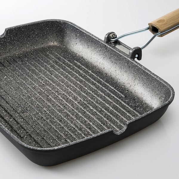 IKEA HUSKNUT grill pan, 14 ¼x10 ¼ in Black, Ikea Ireland | 1869VJXAM