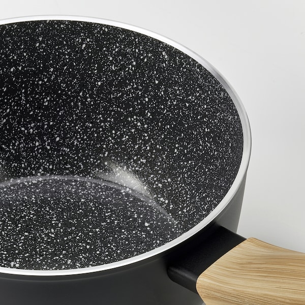 IKEA HUSKNUT saucepan, non-stick coating black, 1.9 qt, Ikea Ireland | 9748IXVHL
