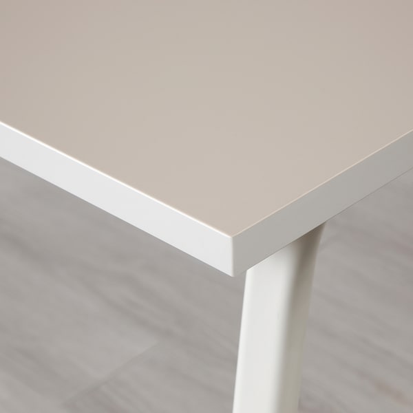 IKEA HUVUDSPELARE gaming desk, 55 1/8x31 1/2 in Beige, Ikea Ireland | 4795EMTIS