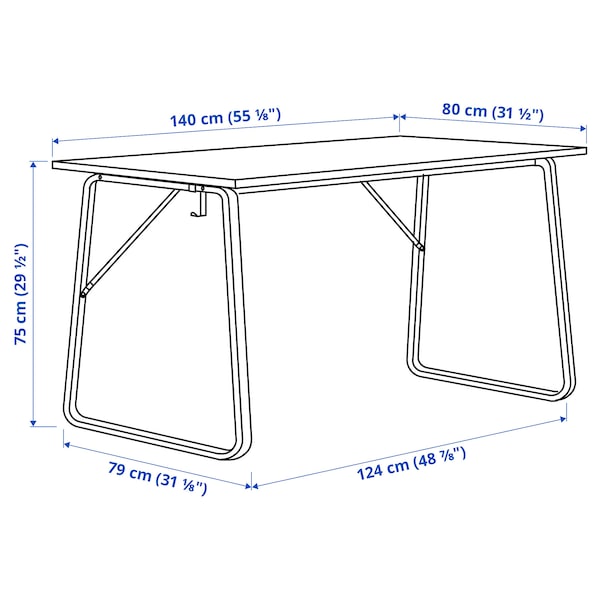 IKEA HUVUDSPELARE gaming desk, 55 1/8x31 1/2 in Beige, Ikea Ireland | 4795EMTIS