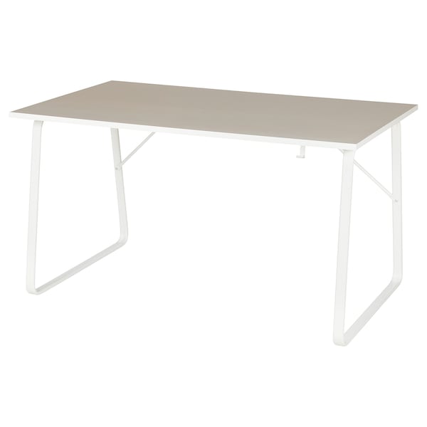 IKEA HUVUDSPELARE gaming desk, 55 1/8x31 1/2 in Beige, Ikea Ireland | 4795EMTIS