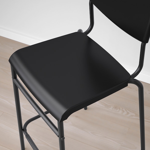 IKEA HÅVERUD / STIG table and 4 stools, 41 3/8 in Black / Black, Ikea Ireland | 7528LOHIM