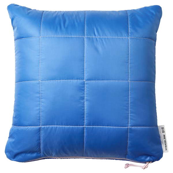 IKEA HYBRIDLÄRK blanket/bag, dark blue/light blue, 51 ¼x74 ¾/15 ¾x15 ¾ in, Ikea Ireland | 7495QHSNT