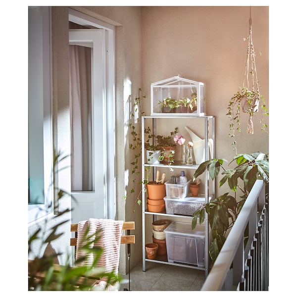 IKEA HYLLIS Shelf unit, indoor/outdoor galvanized, Ikea Ireland | 8261TIZPX