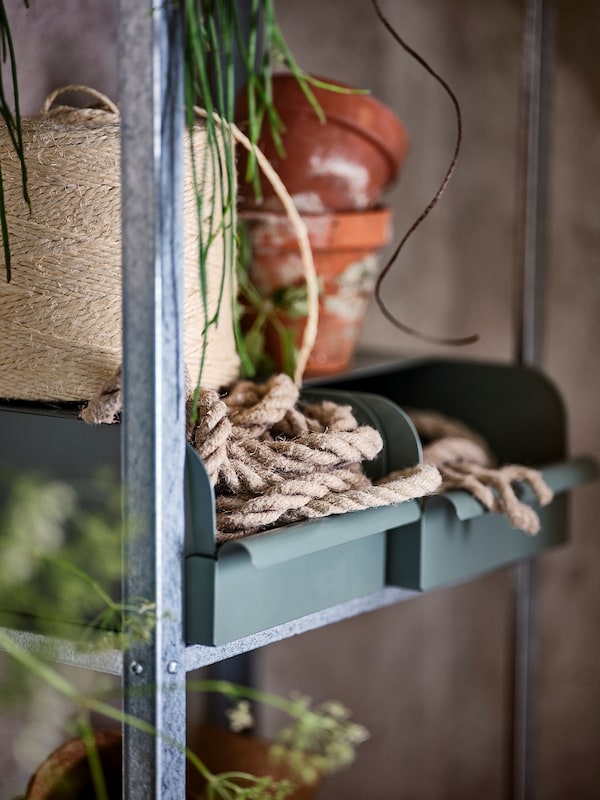 IKEA HYLLIS shelf unit, indoor/outdoor, 15 3/4x10 5/8x72 in, Ikea Ireland | 7012KUTOJ