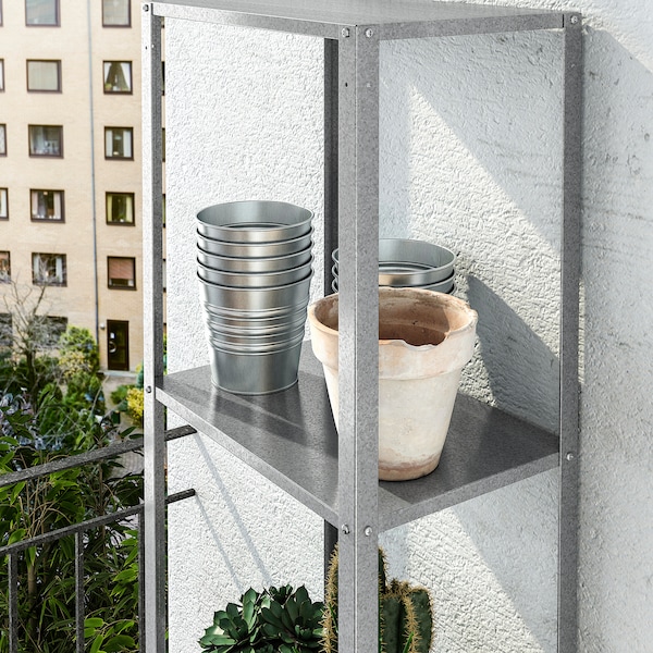 IKEA HYLLIS shelf unit, indoor/outdoor, 15 3/4x10 5/8x72 in, Ikea Ireland | 7012KUTOJ